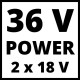 Einhell GE-CT 36/30 Li E - Solo, akumulatorski trimer za travu Power X-Change