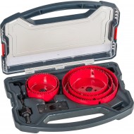 KWB set kružnih pila za rupe 8/1 Ø 68, 76, 89, 102, 127 mm