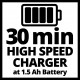 Einhell Power X-Change Twincharger 3 A, dupli punjač