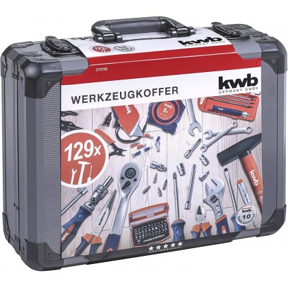 KWB Set alata u aluminijskom kovčegu 129-dijelni