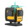 Nivel System Laserski nivelir CL4D-G 4x360° zelena zraka komplet sa stativom (SJJ-M1)