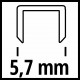 KWB Set spajalica za klamericu, tip E (19x5,7 mm), 3000/1, za TE-CN 18 Li