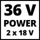 Einhell PXC GE-CM 36/34-1 Li - Solo, akumulatorska kosilica