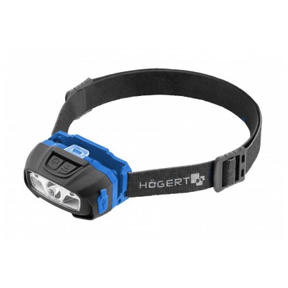 Högert HT1E421 Naglavna svjetiljka LED USB 6 funkcija 5W 220lm 