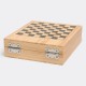 Set za vino BAMBOO CHESS s igrom šaha