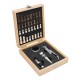 Set za vino BAMBOO CHESS s igrom šaha