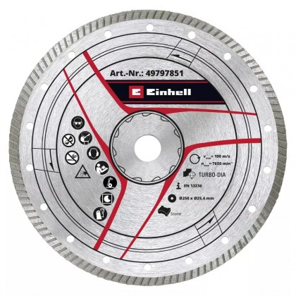 KWB Dijamantna rezna ploča turbo 250x25.4 mm, za TE-SC 570 L