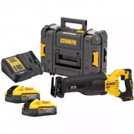 DeWalt DCS386H2T akumulatorska recipro pila 18V-54V 2x5,0 Ah powerstack baterije + punjač
