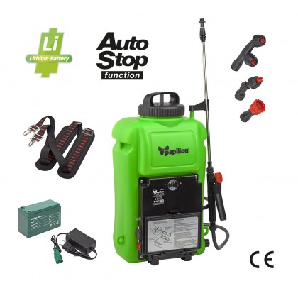 PAPILLON PSB 12L Prskalica leđna AKU 12V 8Ah Li-Ion 