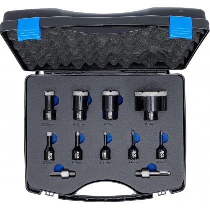 BGS set dijamantnih bušećih kruna 5-68mm 11-dijelni 74276