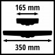 Einhell Set nastavaka 165 mm i 350 mm za BRILLIANTO