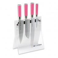 Dick D81797000-0579 Pink Spirit set 4 noža s akrilnim stalkom
