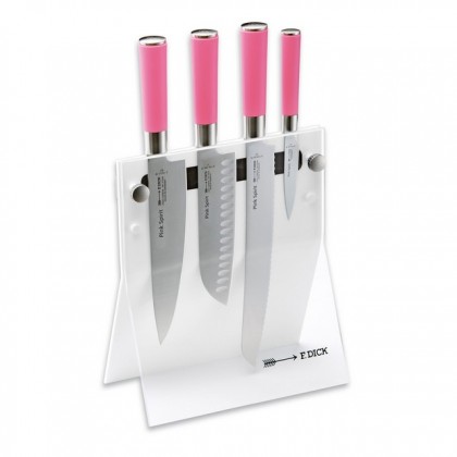 Dick D81797000-0579 Pink Spirit set 4 noža s akrilnim stalkom