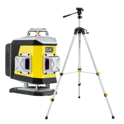 Nivel System CL4R križni laserski nivelir - 4x crvene linije + stativ + magnetni držač