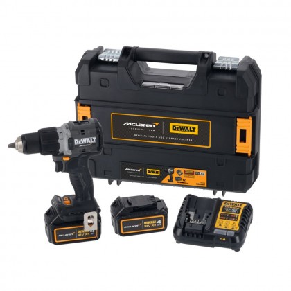 DeWalt DCD85MM2T McLaren aku udarna bušilica 90Nm 2×4,0Ah