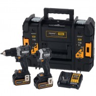 DeWalt aku set udarna bušilica i odvijač DCK200MP2T McLaren 2×5,0Ah