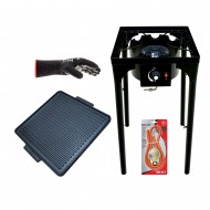 Set roštilj POWER TOP 1 s priborom i rukavicama AKZ 25567012