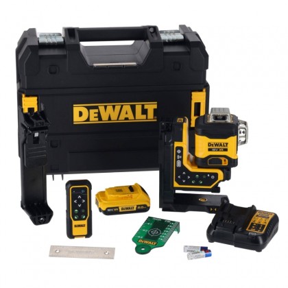 DeWalt DCLE34035D1-QW AKU 18V 1x2,0Ah linijski laser s daljinskim 3x360" 80m(100m)