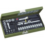 Proxxon 23080 set nasadnih ključeva 1/4" 4 -13 mm/ 36 kom