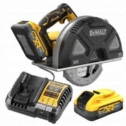 DeWalt aku kružna pila za metal DCS383H2, 18V, 2x5Ah baterija, punjač, TSTAK kofer