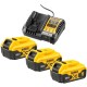 DeWalt DCK429P3T set aku alata 18V u 2 kofera, 4x alat, 3x baterija, punjač