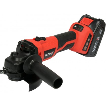 Yato TYT-828294 aku kutna brusilica 125mm 18V 4,0Ah sa regulacijom broja okretaja 3000-8500 o/min 