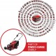 Einhell PXC GC-CM 36/46 S Li BL (2x 4.0Ah), akumulatorska samohodna kosilica u setu