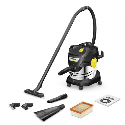 Kärcher WD 4 S Go!Further / usisavač suho/mokro / 20L, 1100W, inox