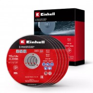 Einhell set reznih ploča 115x1,0mm, 5/1