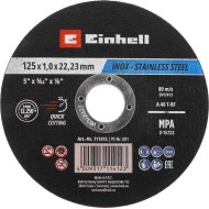Einhell set reznih ploča 125x1,0mm, 50/1